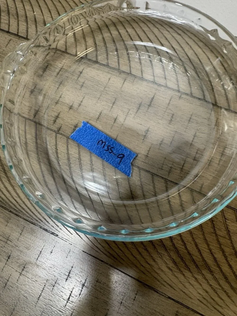 Vintage Pyrex # 229 Clear Glass Deep Dish 10” Scalloped Pie Plate USA Replacment